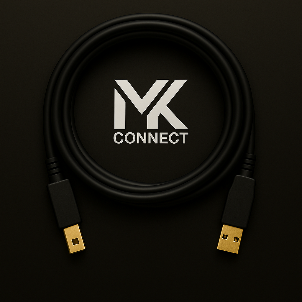MK Connect Parametrierkabel mit USB-A &amp; USB-B Stecker für TELENOT Hiplex-Serien